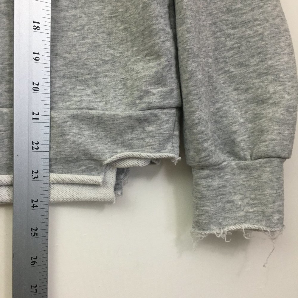 Whiteroom & Cactus Round Neck 1/2 Button Up Sweat Shirt Womens Size S Gray - Picture 12 of 14